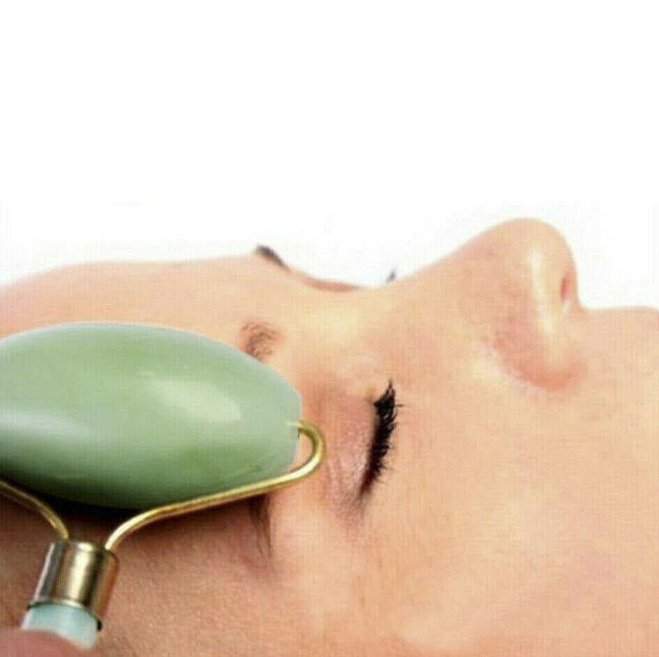 Buy Natural Quartz Crystal Stone Facial Massage Roller Online Australia at BargainTown