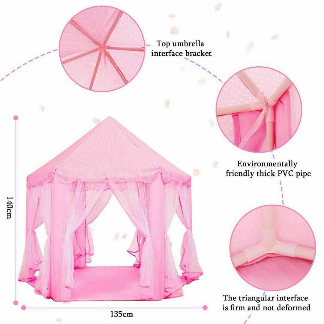 Buy Pink Fairy Kids Indoor Play Tent Online Australia at BargainTown