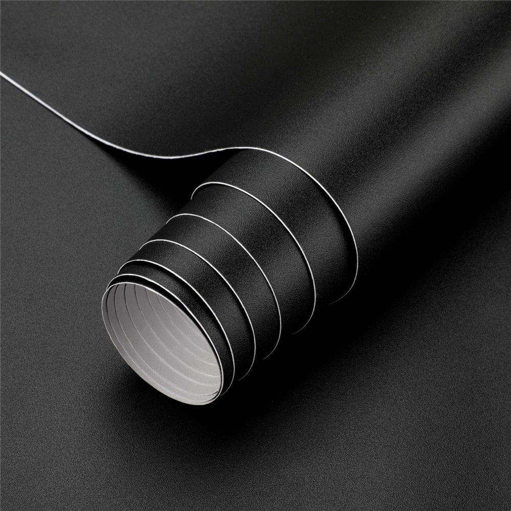 100CM Wide 5 Meters Long Matte Black Vinyl Contact Paper