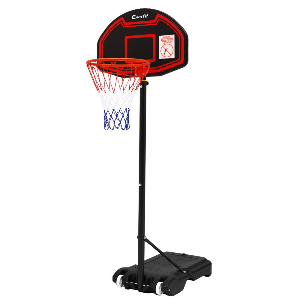 Buy 2.1M Adjustable Portable Basketball Stand Hoop System Rim Black Online Australia at BargainTown