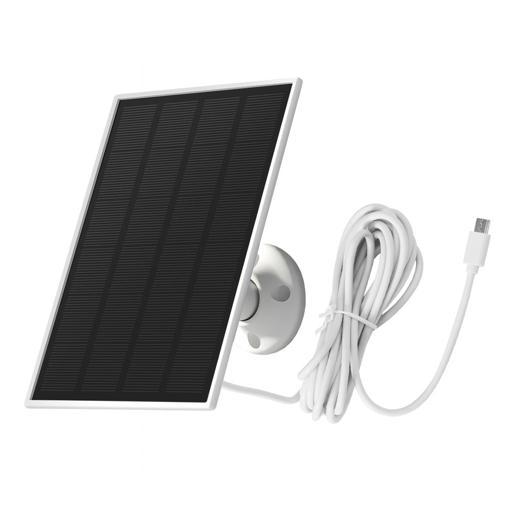 Solar Panel For Wireless Security Camera Outdoor Battery Supply 3W