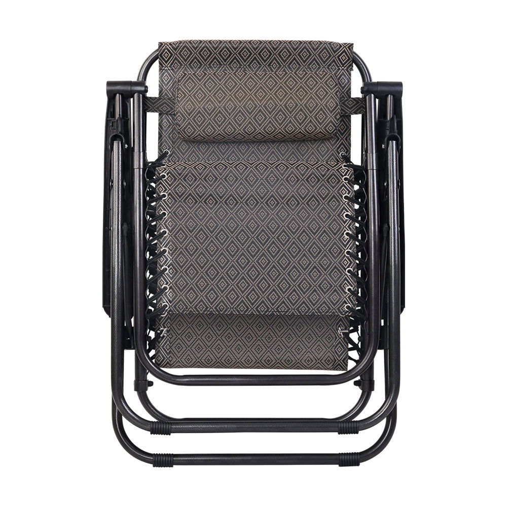 Buy Outdoor Sun Lounge Beach Camping Chair Online Australia at BargainTown