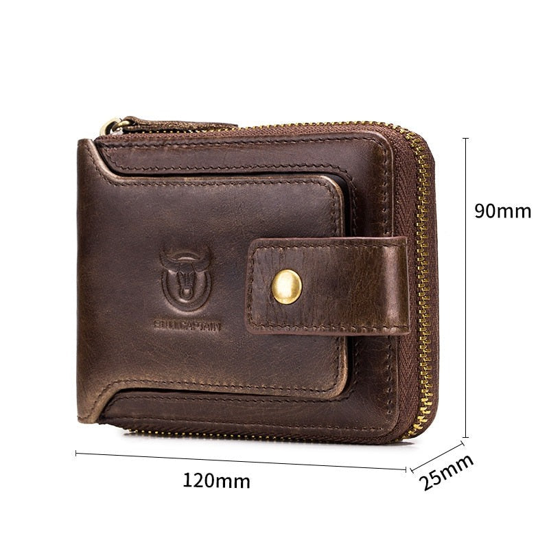 Vintage Genuine Leather Cowhide Wallet