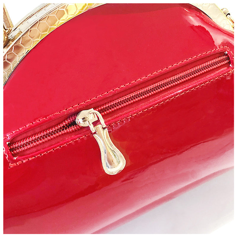 Buy Luxury Patent Leather Tote Shoulder Bag Online Australia at BargainTown