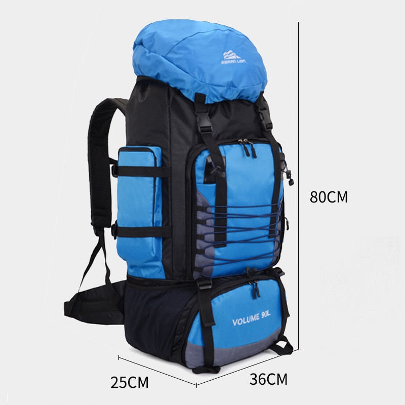 Buy 90L Large Capacity Hiking Camping Travel Sports Backpack Online Australia at BargainTown