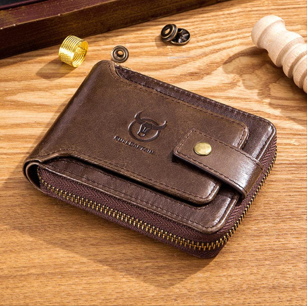Vintage Genuine Leather Cowhide Wallet