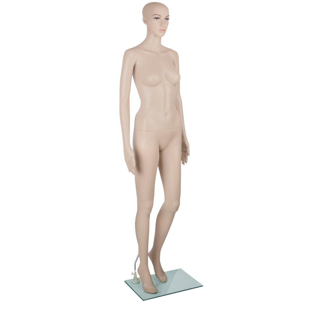 Display Mannequin 175cm Tall Full Body Skin Coloured Female