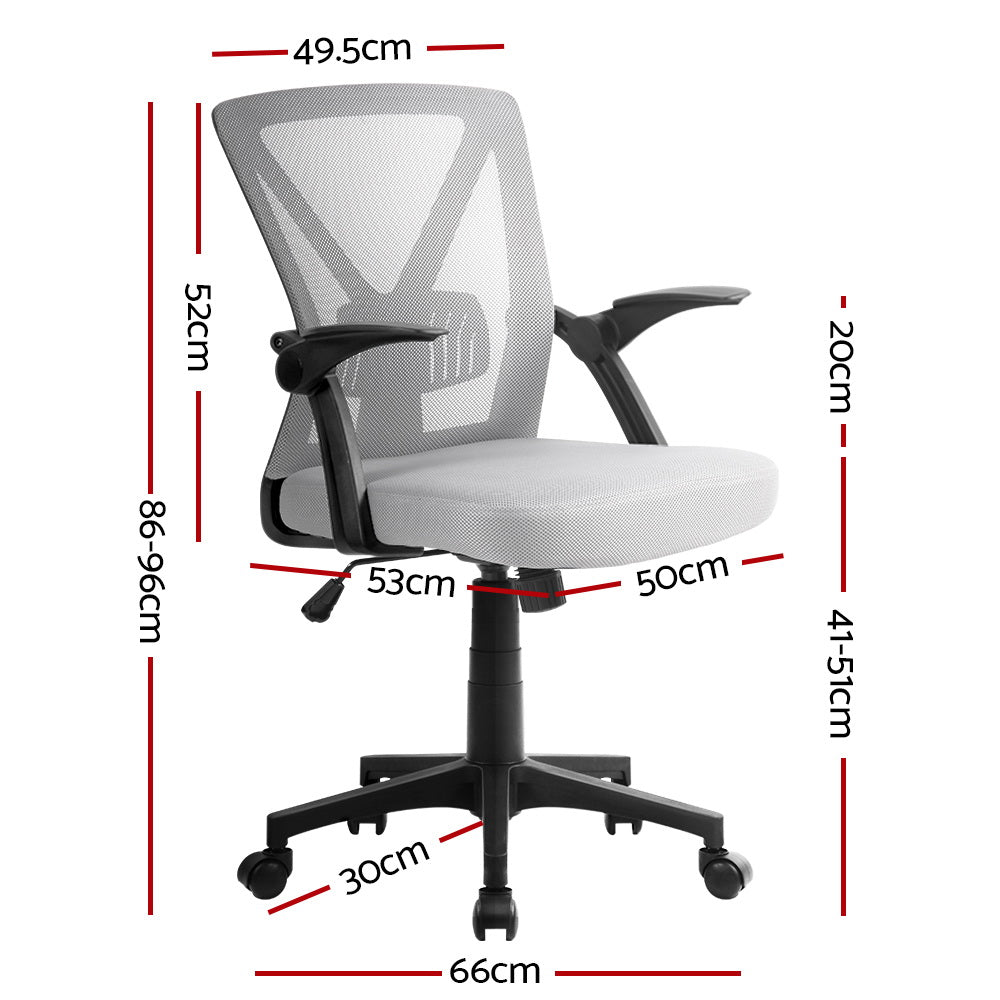 Mesh Executive Tilt Office Chair Computer Chair - Grey
