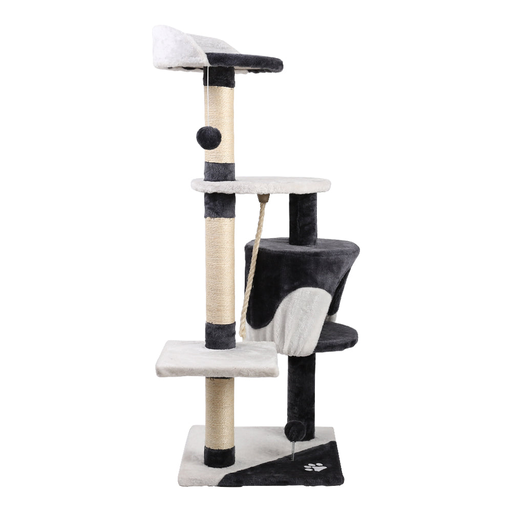 Buy 112cm Cat Tree Scratching Post Tower Online Australia at BargainTown