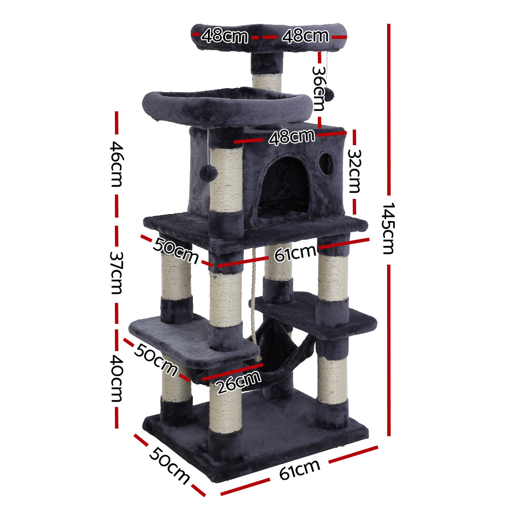 Buy i.Pet Cat Tree Scratching Post Tower Condo Online Australia at BargainTown