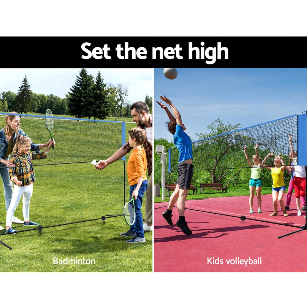 Portable Tennis Volleyball Badminton Sports Net Stand 3 Meters Wide