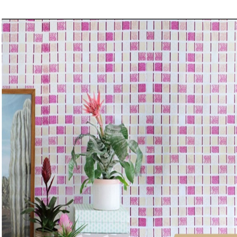Mosaic Tile Look Self Adhesive Vinyl Contact Paper Wallpaper