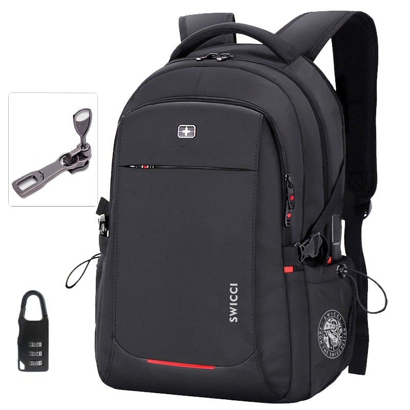 Large Anti-Theft Business Laptop Backpack With USB Charging Port
