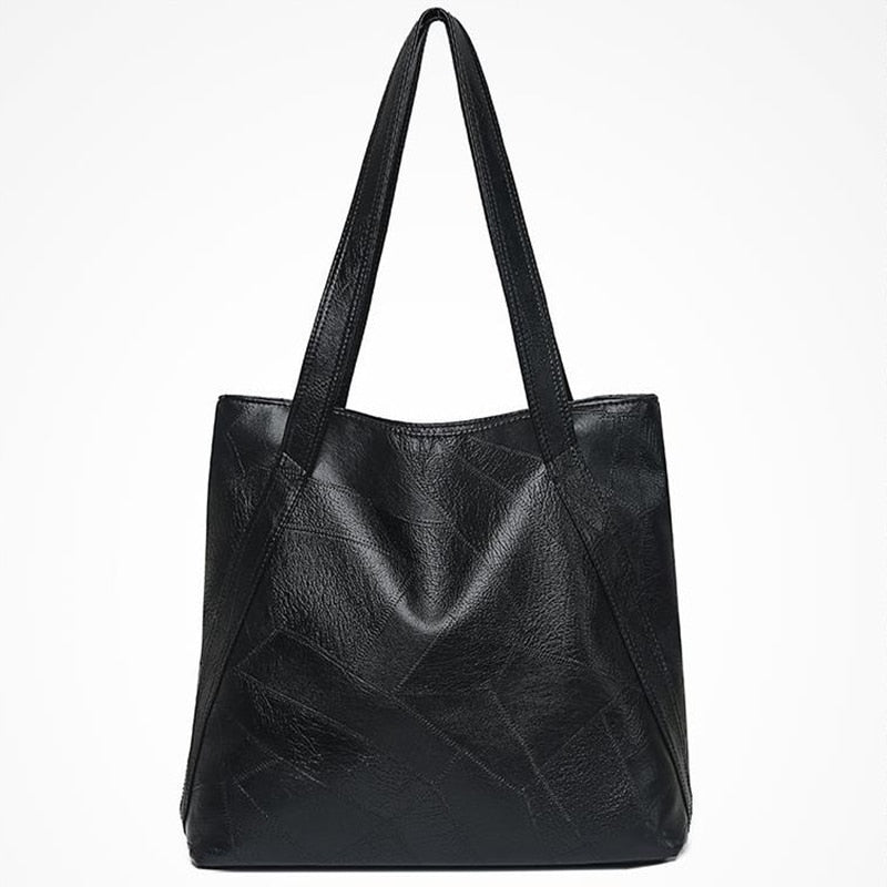 Buy Retro Large Capacity PU Leather Tote Bag Online Australia at BargainTown
