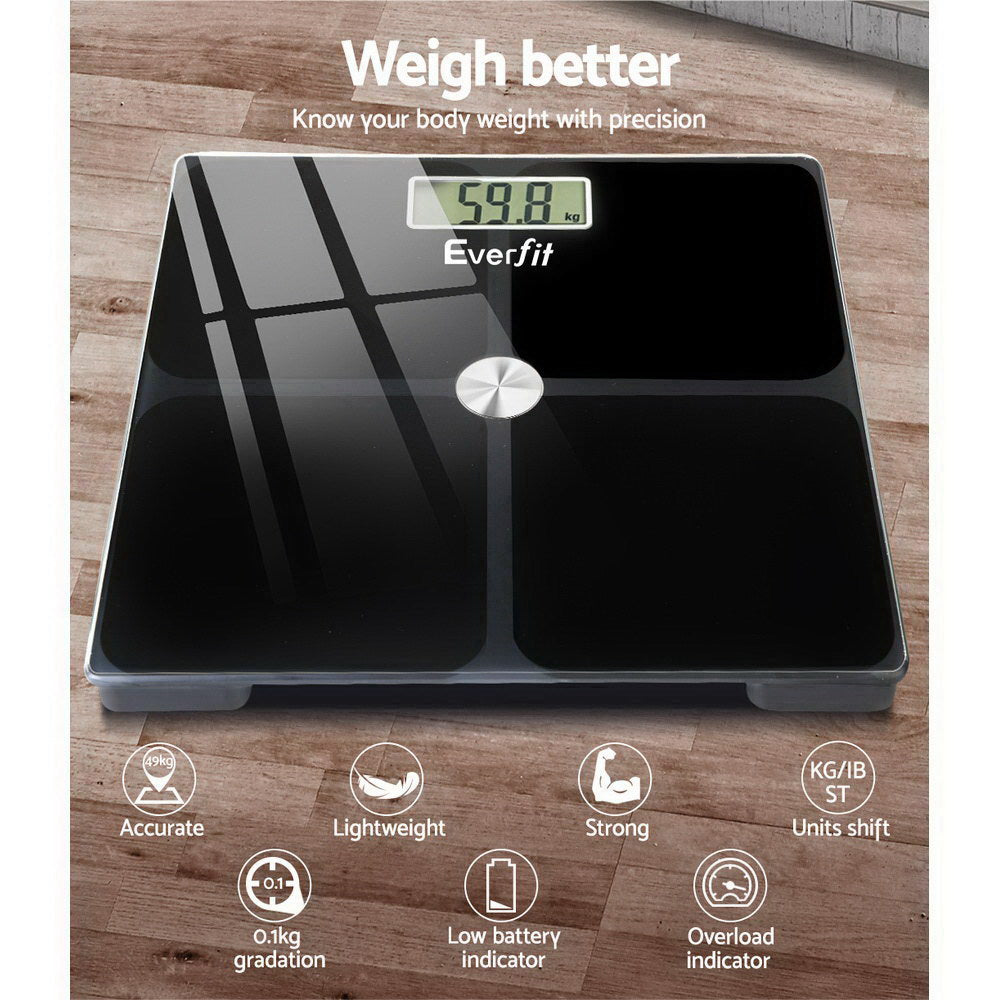 Digital Weighing Bathroom Scale 180KG Electronic Monitor Tracker