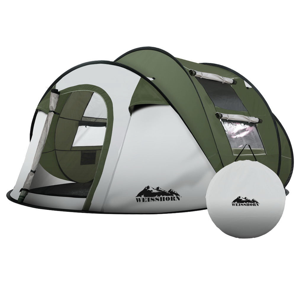 4-5 Person Pop Up Camping Hiking Family Tent