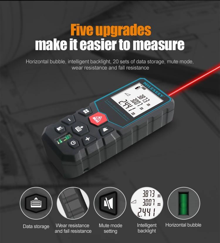 Buy Digital Rangefinder Laser Distance Meter Online Australia at BargainTown
