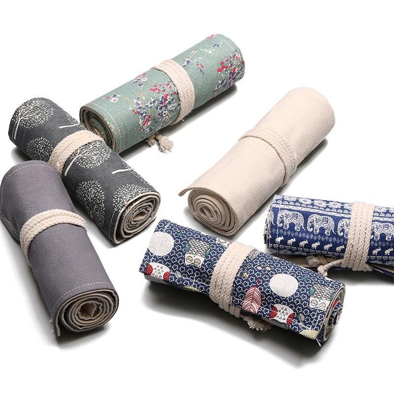 Buy Canvas Roll Up Pencil Holder Wrap Online Australia at BargainTown