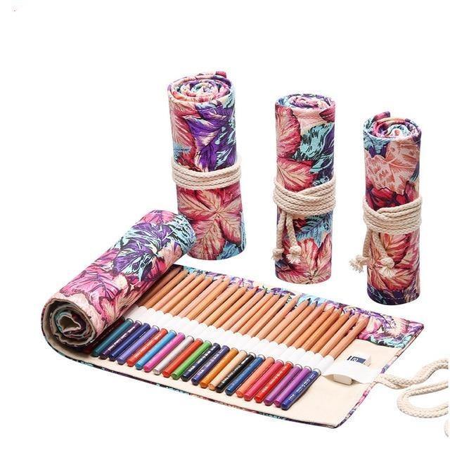 Buy Canvas Roll Up Pencil Holder Wrap Online Australia at BargainTown