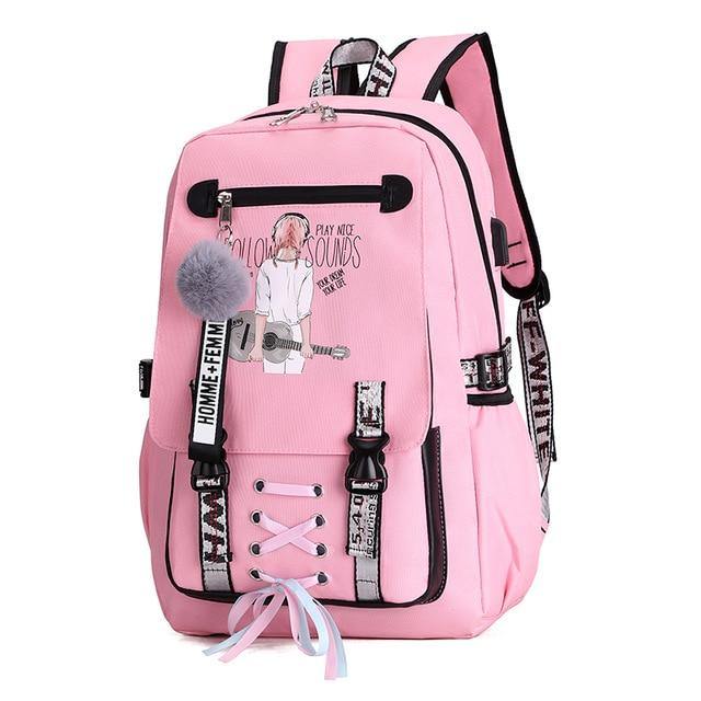 Buy Anti-Theft Student Backpack With USB Charging Port Online Australia at BargainTown