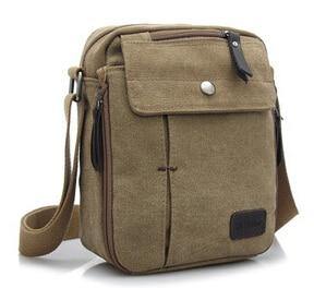 Buy Men's Canvas Messenger/Travel Shoulder Bag Online Australia at BargainTown