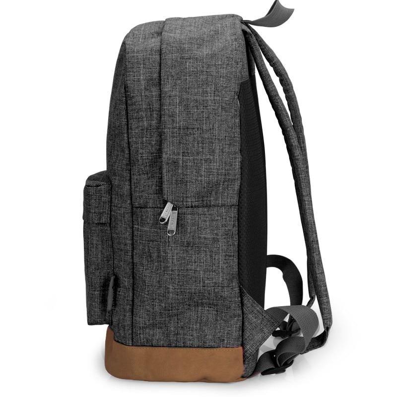Buy Casual Canvas Softback Backpack With USB Charging Port Online Australia at BargainTown