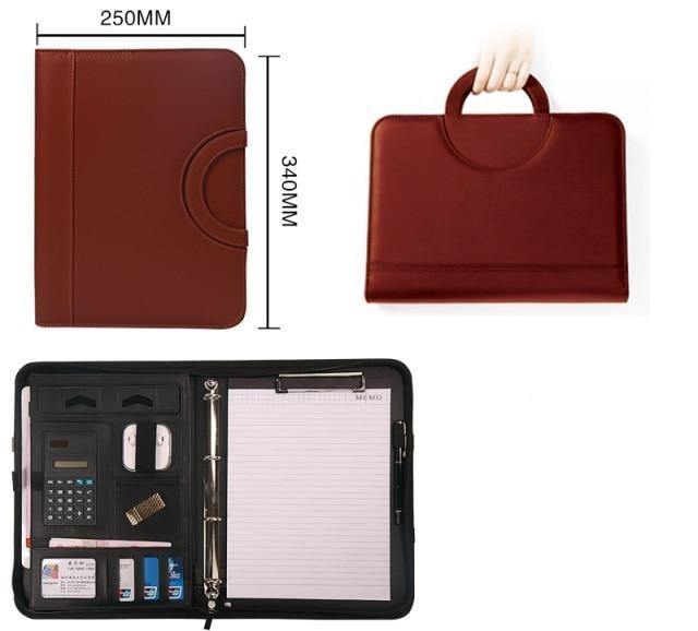 Buy Leather Office manager Portfolio With Calculator Online Australia at BargainTown