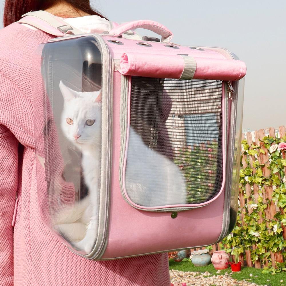 Buy Breathable Travel Cat Carrier Backpack Online Australia at BargainTown