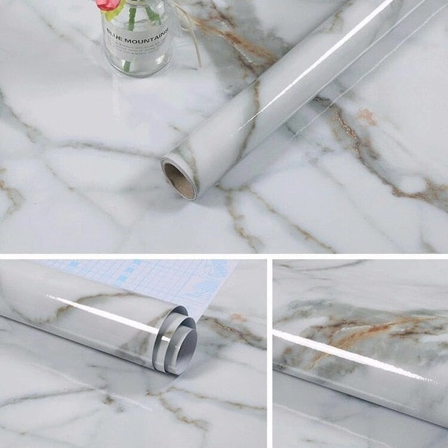 Buy Self-Adhesive Waterproof Kitchen Countertop Bathroom Contact Paper Wallpaper Online Australia at BargainTown