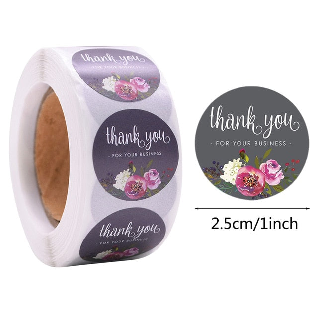 Buy Thank You For Your Business Stickers 500pcs/Roll Online Australia at BargainTown