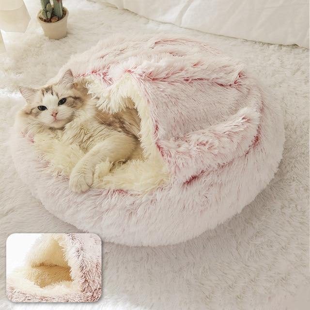 Buy Cosy Soft Plush Cat Bed Online Australia at BargainTown