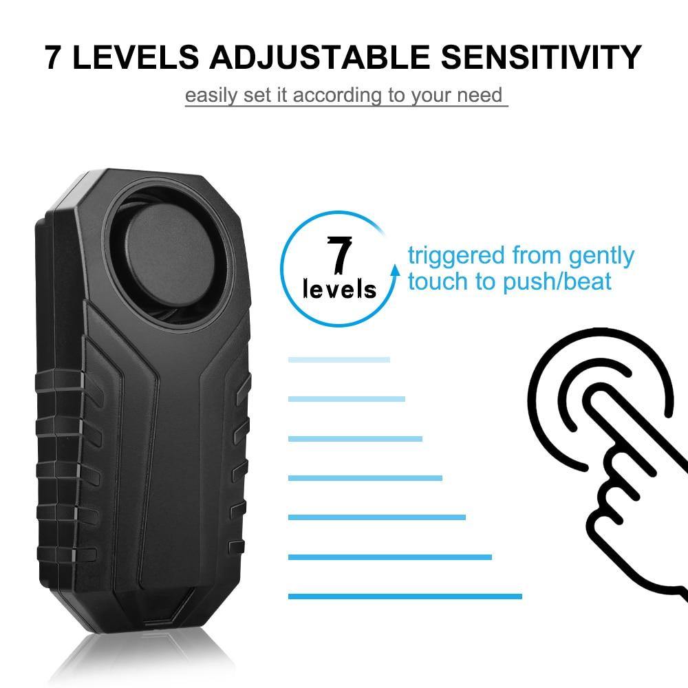 Buy Waterproof Remote Control Anti-Theft Anti-Lost Bike Motorcycle Vibration Security Alarm System Online Australia at BargainTown