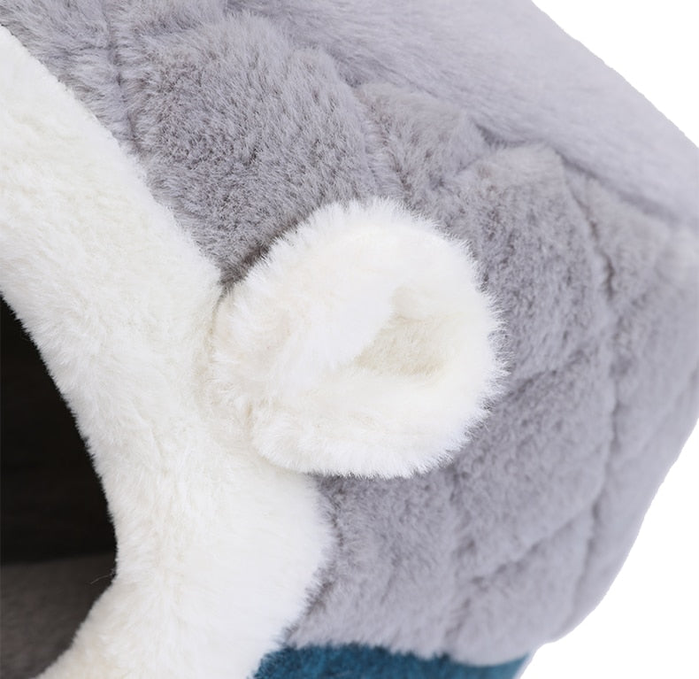 Buy Fluffy Ears Comfy Convertible Cat Cave With Cooling Mat Online Australia at BargainTown