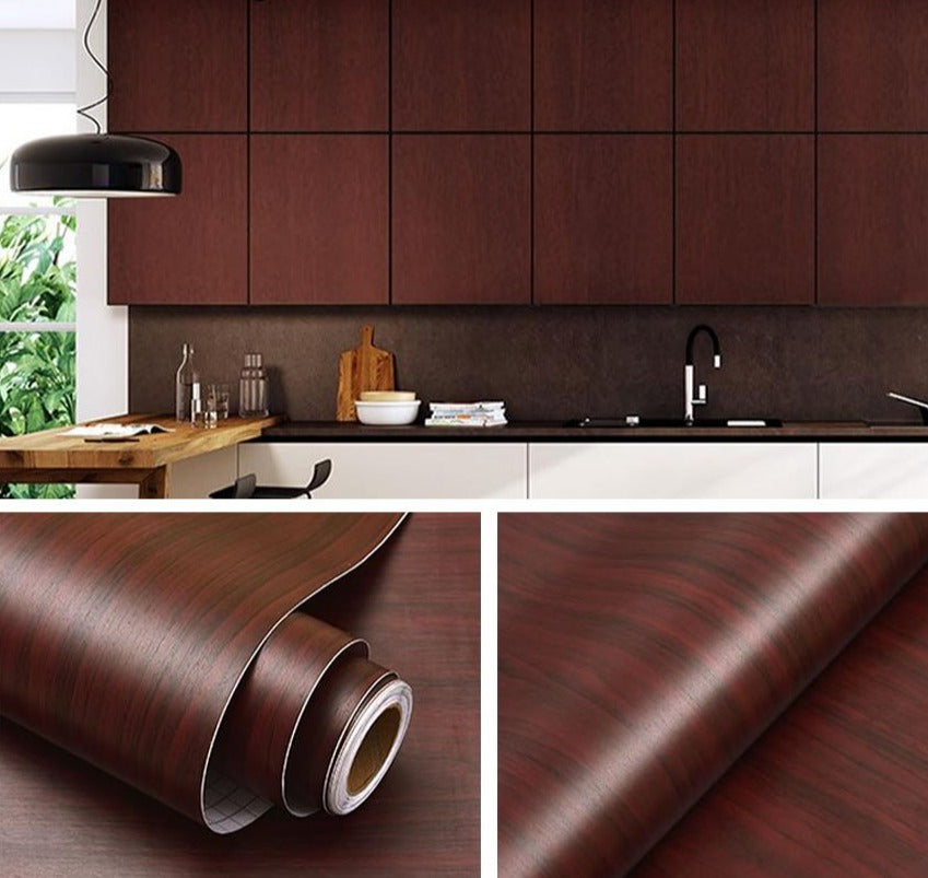 Buy Waterproof Wood Look Self Adhesive Contact Paper Wallpaper Online Australia at BargainTown