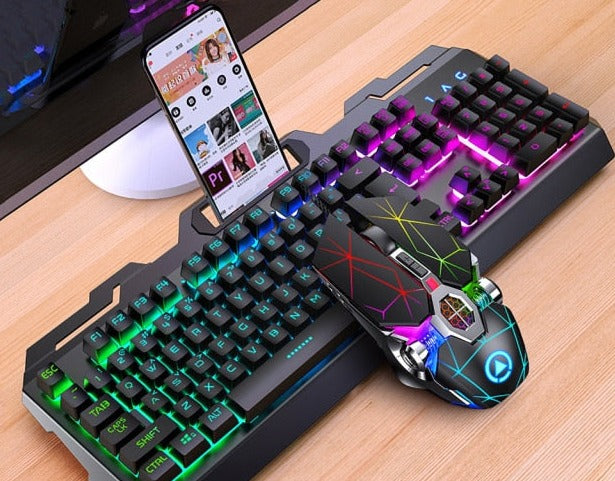 Buy Backlit Wired Gaming Keyboard And Mouse Combo Online Australia at BargainTown
