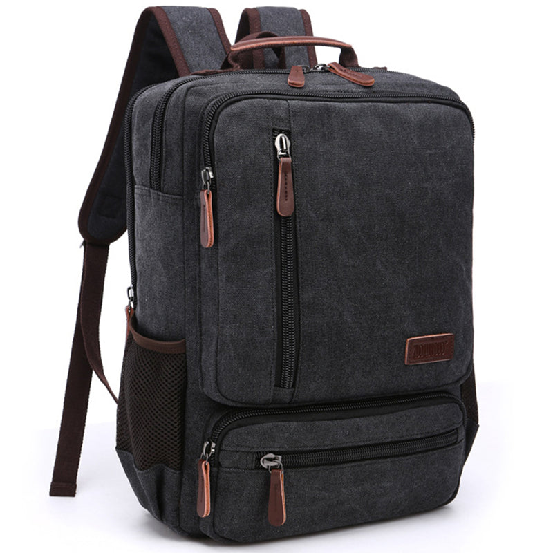 Buy Vintage Canvas Zipper Student Backpack Online Australia at BargainTown