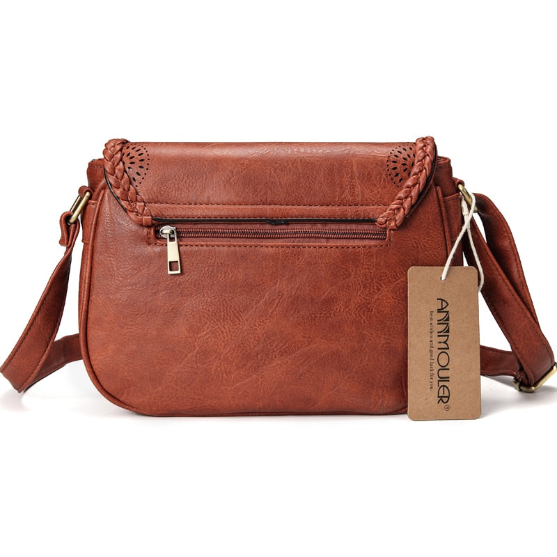 Buy Vintage Leather Hollow Out Crossbody Shoulder Bag Online Australia at BargainTown