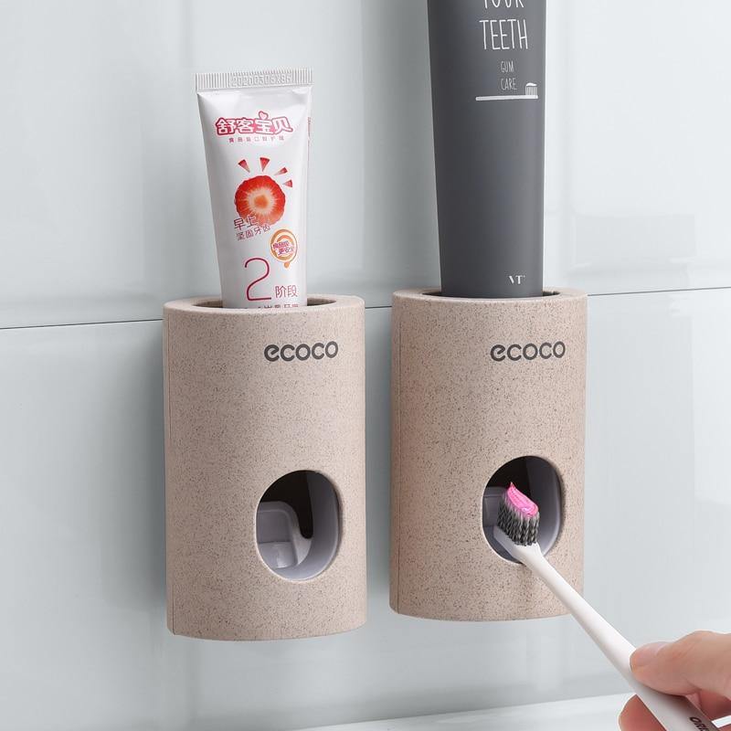 Buy Dust-proof Wall Mountable Automatic Toothpaste Holder & Dispenser Online Australia at BargainTown