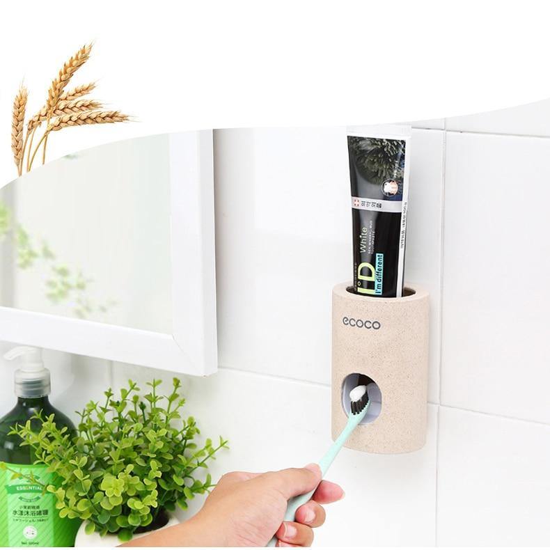 Buy Dust-proof Wall Mountable Automatic Toothpaste Holder & Dispenser Online Australia at BargainTown