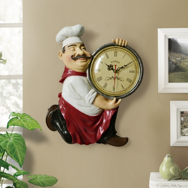 Buy Vintage Chef Wall Clock Online Australia at BargainTown