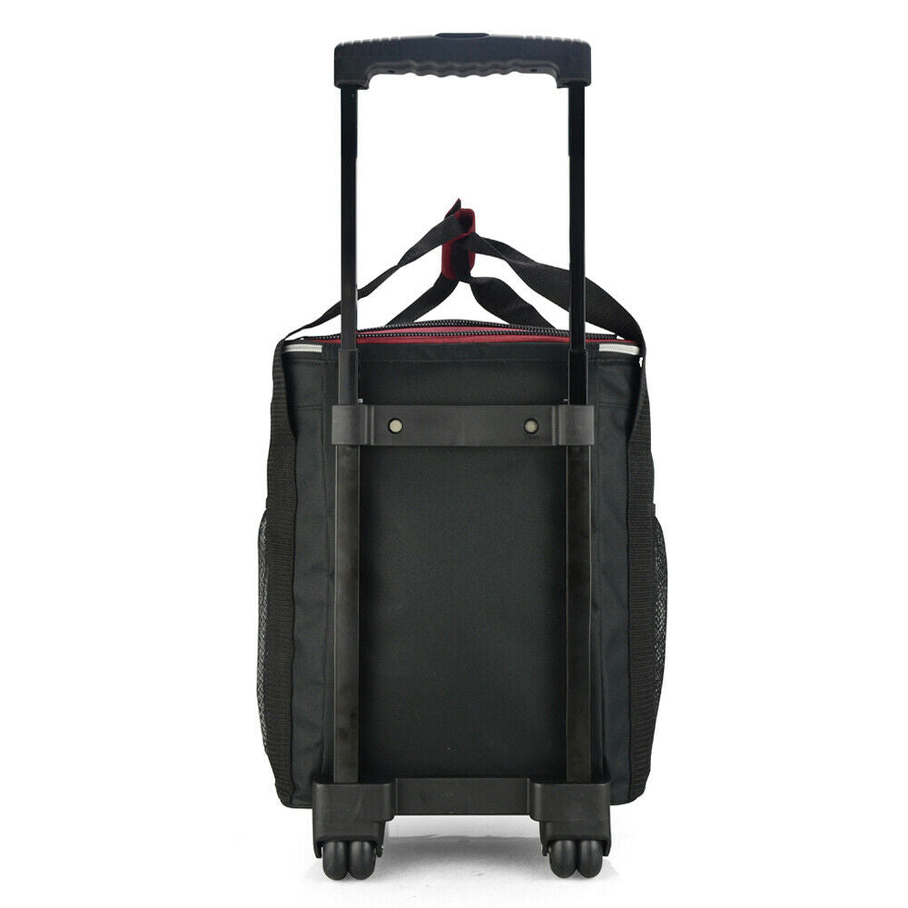 Buy 36L Wheeled Foldable Rolling Cooler Bag - Red Online Australia at BargainTown