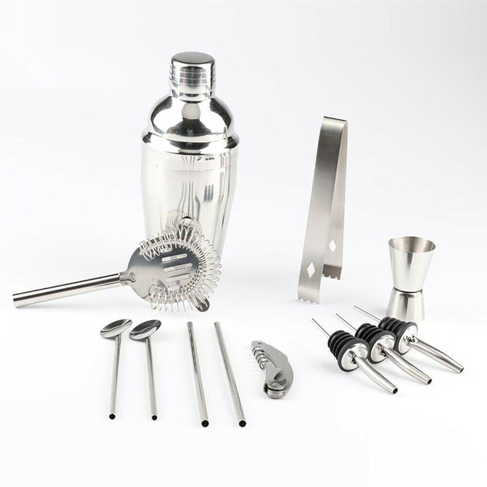 Buy 13 Peace Set Bartender Cocktail Maker Mixer Stainless Steel 750ML Online Australia at BargainTown