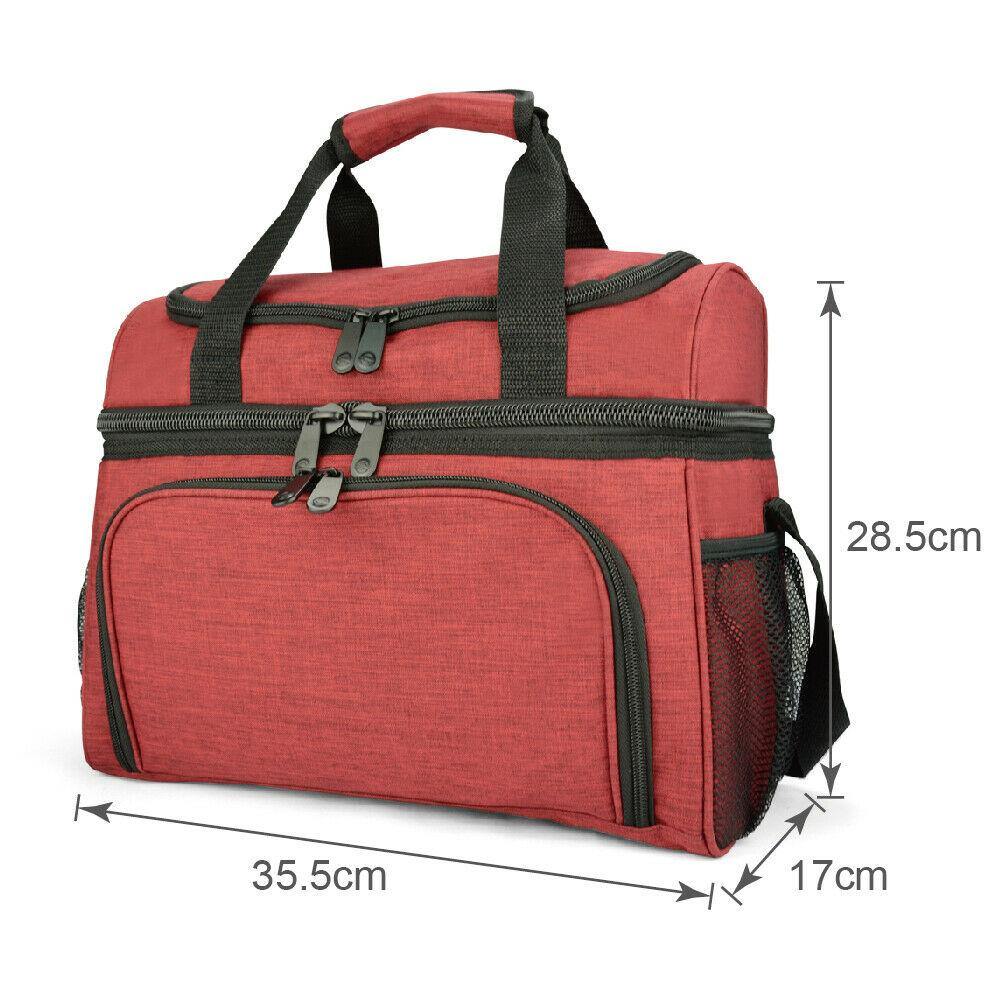 Buy 19L Dual Compartment Insulated Lunch Bag Cooler Bag Online Australia at BargainTown